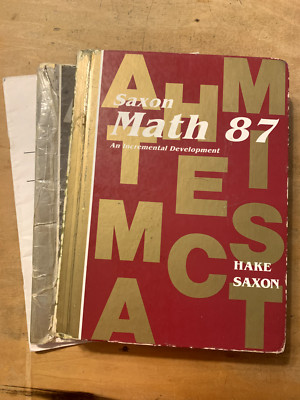 Saxon Math 87 Textbook with Answer Key and Test Booklet Homeschool Set