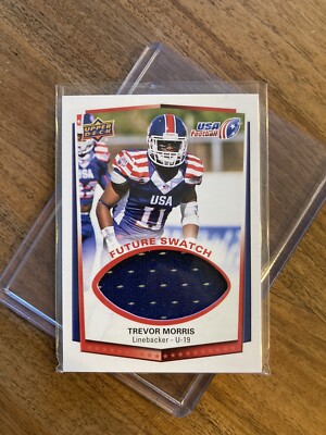 TREVOR MORRIS - Future Swatch - USA FOOTBALL - 2015 Upper Deck #32 - U-19