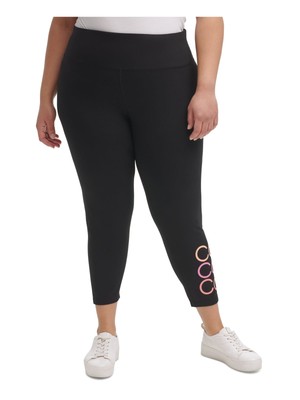 

Женские черные леггинсы скинни CALVIN KLEIN PERFORMANCE Plus  Active Wear, Черный, PF1X7800