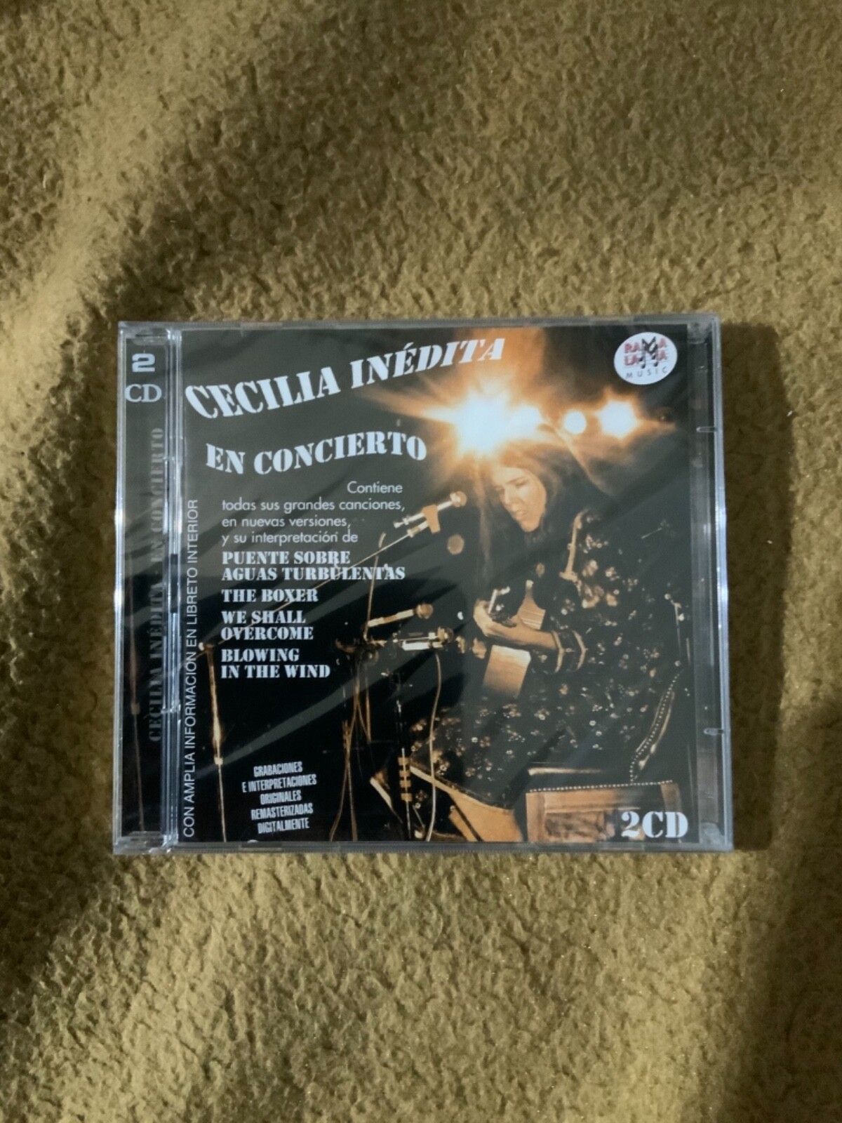 欧2LP Cecilia Inedita En Concierto (2LP) VO00011 Ramalma Music /00520 CECILIA INÉDITA. EN DIRECTO