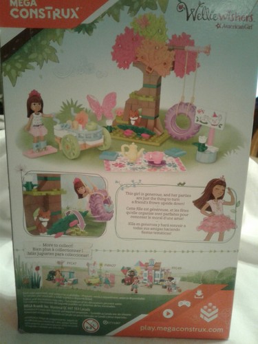 Mega Construx Wellie Wishers Ashlyn American Girl Peekaboo Picnic Playset 121 pc