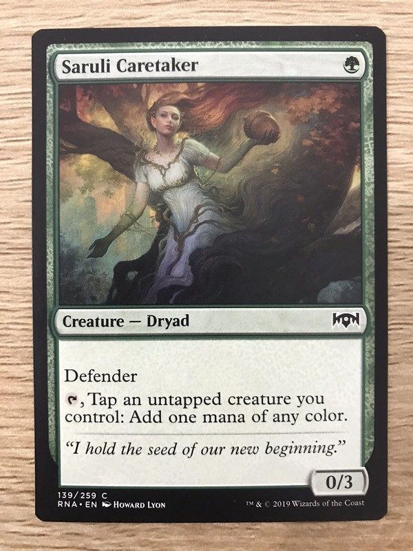 Saruli Caretaker Mtg Magic The Gathering Card Nm Mint Ravnica Allegiance Rna