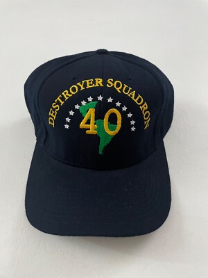New The Corps Destroyer Squadron 40 Blue Baseball Cap One Size