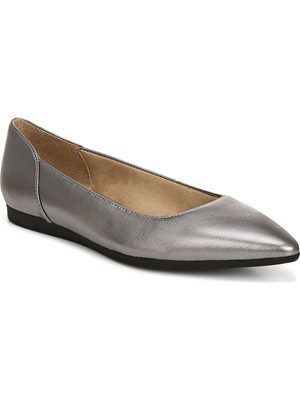 

NATURALIZER Женские кожаные балетки с острым носком Silver Rayna, Серебряный, G6518L4