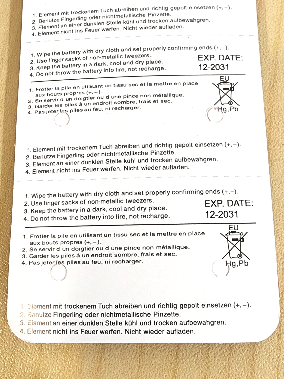 10 x LR44 Maxell A76 L1154 AG13 357 New Alkaline Battery EXPIRE 2031 ten battery