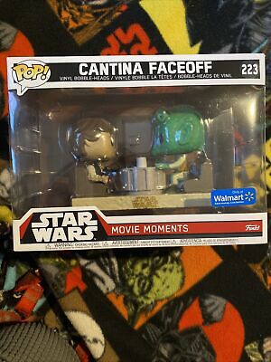 VAULTED Funko Star Wars Movie Moment: Cantina Faceoff #223 Walmart Excl., NEW