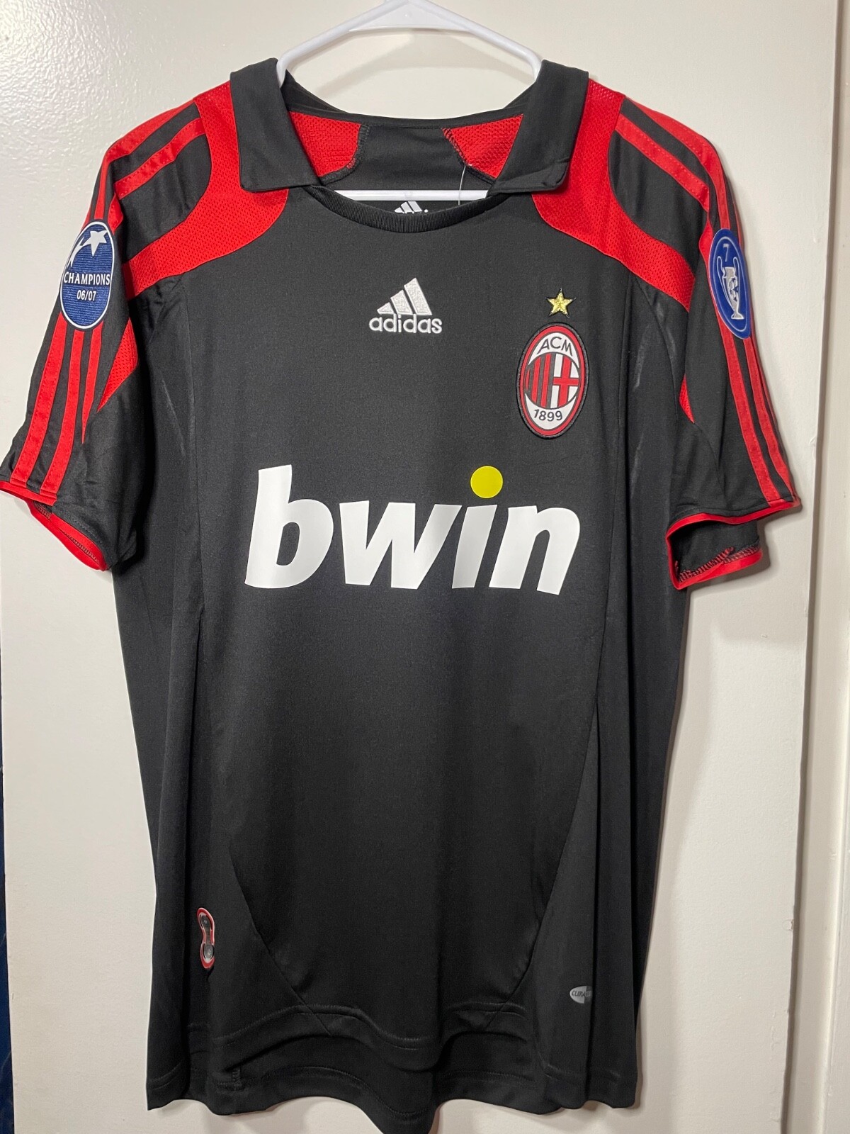 ウェア adidas AC milan 07/08 kaka  kit 00s AC MILAN 2007/2008 HOME FOOTBALL SHIRT #22 KAKA SIGNED
