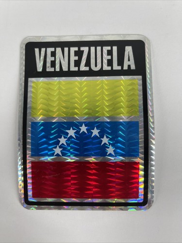 RARE Vintage Oversized 3" x 4" VENEZUELA Prism Vending Machine Sticker NOS