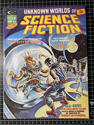 UNKNOWN WORLDS OF SCIENCE FICTION #4, VF, Curtis Magazines (1975)
