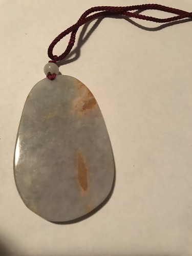 Certified- Untreated Jadeite Pendant - Multicolor