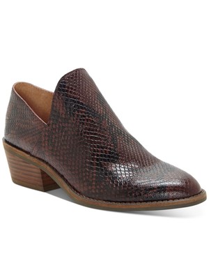 

LUCKY BRAND Женская бордовая Shootie Western Fausst Кожаная Shootie 7,5 M, Burgundy, LK-FAUSST