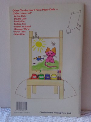School Fun Paper Dolls - 1990 - Checkerboard Press - UNCUT!