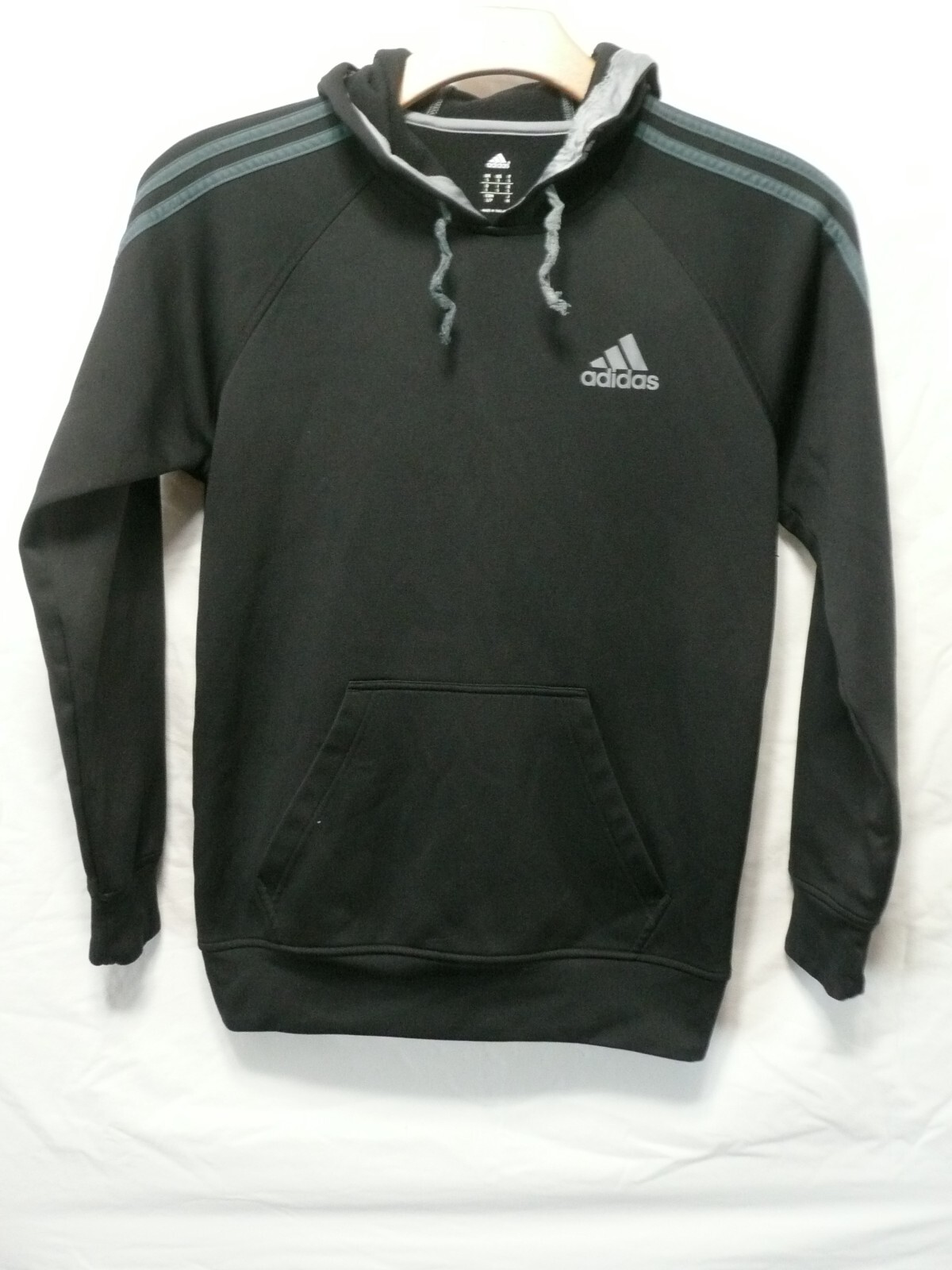 Adidas Pre-Owned Hoodie Black Grey Size S JJ47+12 | eBay