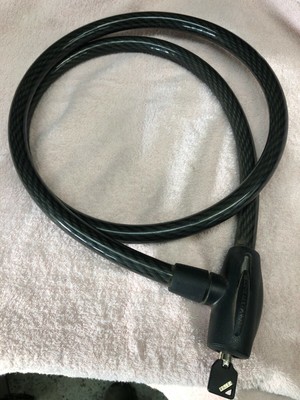 Spiral Mountain Bike Lock with 2 Keys 6mm x 550mm Bicycle Gate Security Cycle