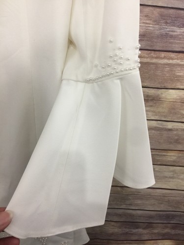Women Church Suit Plus White Wedding Formal Evening Anthony Sicari Sz 24W