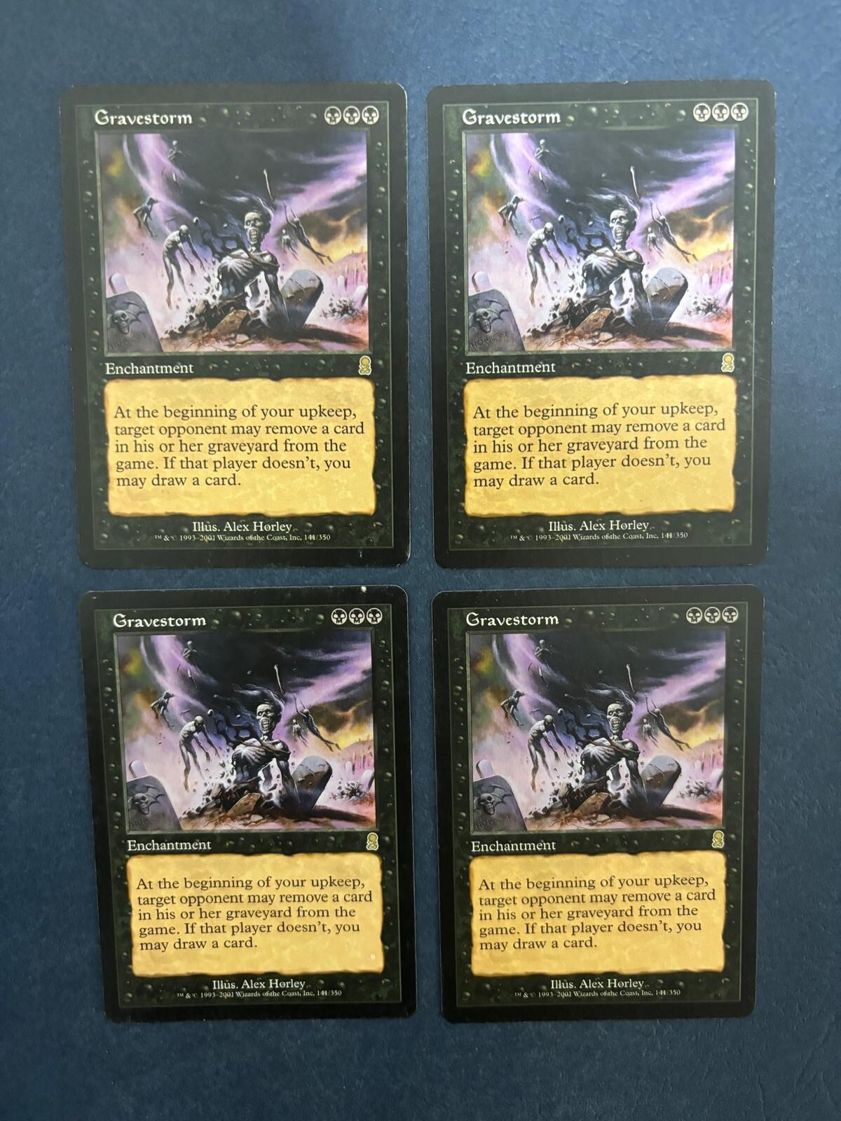 MTG 4X ODYSSEY GRAVESTORM MAGIC THE GATHERING RARE