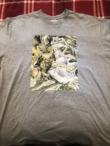Supreme Bling Tee Heather Grey XL SS20 | eBay