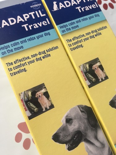 SET OF TWO NEW Adaptil Travel Calming Spray for Dogs - 60 mL each