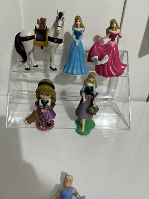 DISNEY AURORA BELLA ADDORMENTATA SLEEPING BEAUTY PVC MINI FIGURES CAKE TOPPER