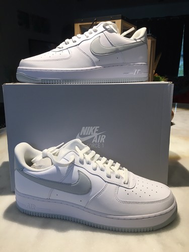 Nike Air Force 1 White/Pure Platinum Men's Size 12 New In