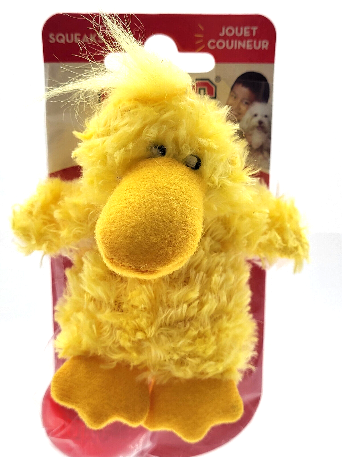 Kong Dr Noyz (6) Plush Squeaky Duck XS Puppy Dog Fetch Toy With Extra Squeakers