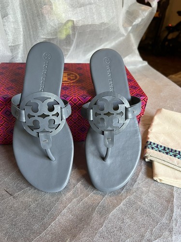 【送料&関税込】Tory Burch ia Leather Flat Sandals Tory Burch Women's Miller Calf Leather Perfect Sandal