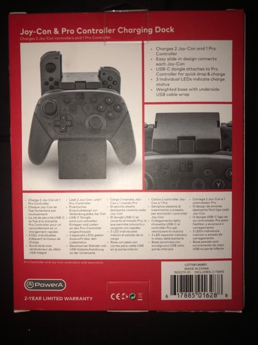 PowerA Joy-Con & Pro Controller Charging Dock - Nintendo Switch