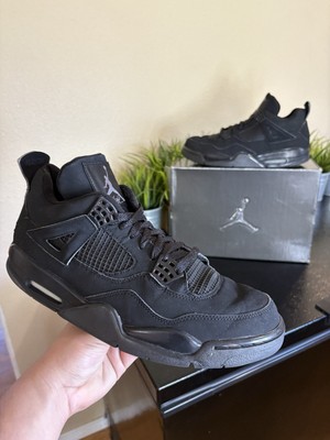 Air Jordan 4 Retro 2006 Black Cat 308497-002 Men's Size 11