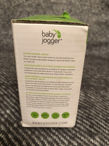 Baby Jogger Britax/BOB B-safe or Chaperone Car Seat Adapter Single Stroller