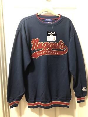 Starter NBA Nuggets Basketball Pullover NWT