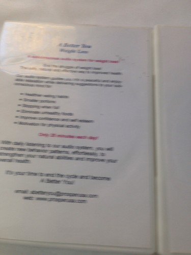 A better you  – A Weight Loss Hypnosis CD, Hypnotherapy Thomas Nicoli 2 Discs