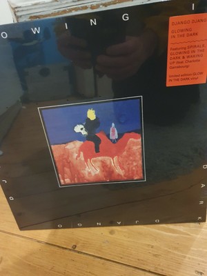 DJANGO DJANGO - GLOWING IN THE DARK  LIMITED EDITION VINYL LP WITH SIGNED PRINT 
