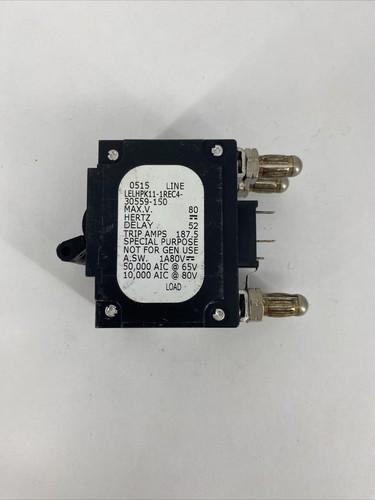 AIRPAX LELHPK11-1REC4-30559-150 DC Circuit Breaker 150A 80VDC 2 Pole