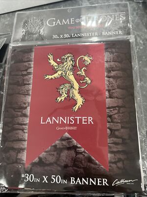 Game of Thrones House Lannister 30'' x 50'' Fabric Banner