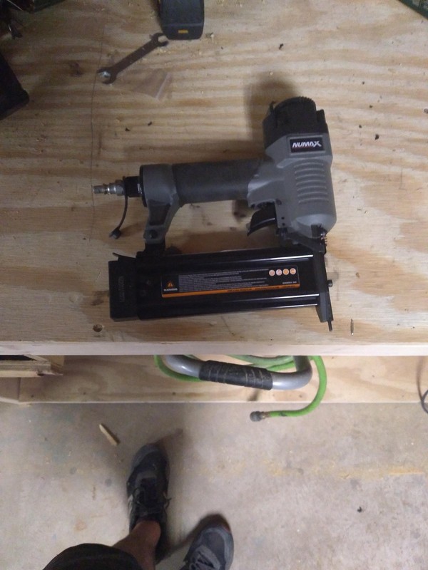 Pneumatic Nail Gun 18-Gauge 2" Nailer Moulding Baseboard Trim Doors Handrails