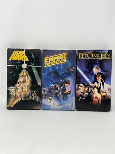 Star Wars Original Trilogy (3 VHS TAPES) CBS FOX Red Label