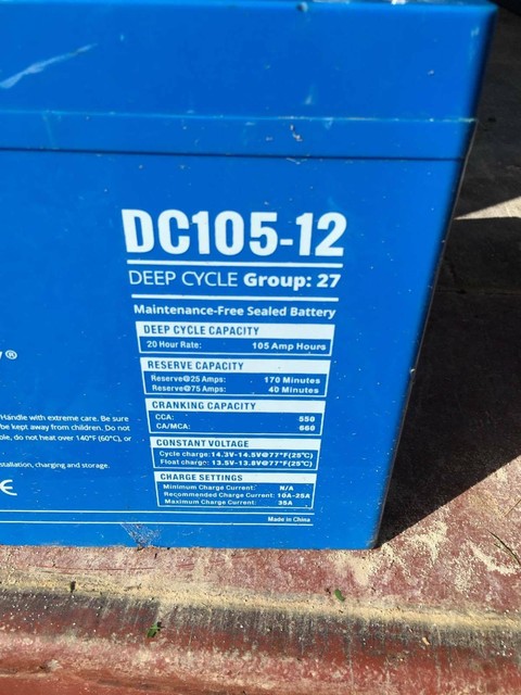 Dc105 12 аккумулятор
