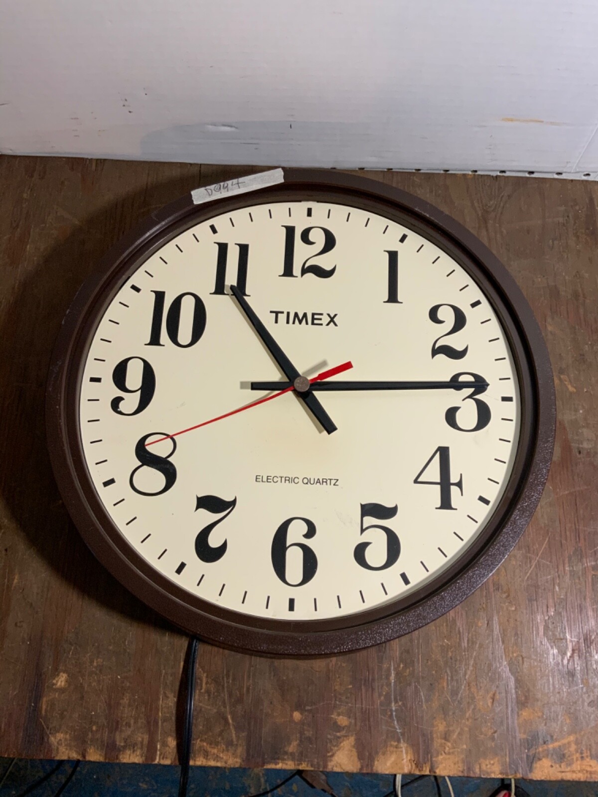 Vintage 12' Timex Wall Clock from a School, No Glass Cover