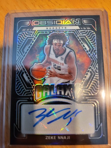 2021-22 Panini Obsidian Galaxy Auto #/149 Zeke Nnaji #GA-ZNJ