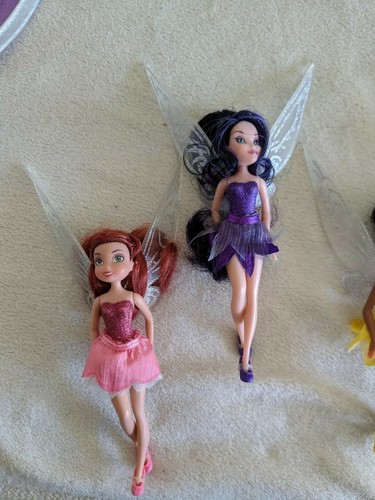 Disney's TinkerBell & the Great Fairy Rescue 5 Inch Dolls Complete Set RARE