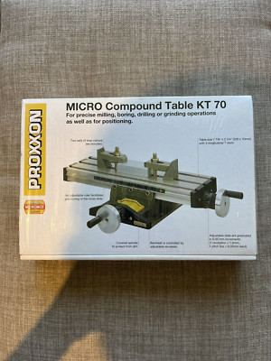 PROXXON MICRO Compound Table KT 70 27100 New Sealed