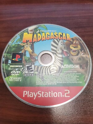 Madagascar (Sony PlayStation 2 PS2) NO TRACKING - DISC ONLY #A2024
