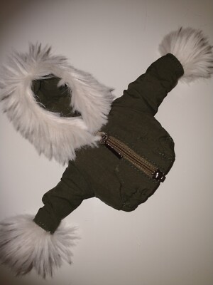 Handmad Real Winter     Jacket for Sindy/Barbie  Doll Size. E150