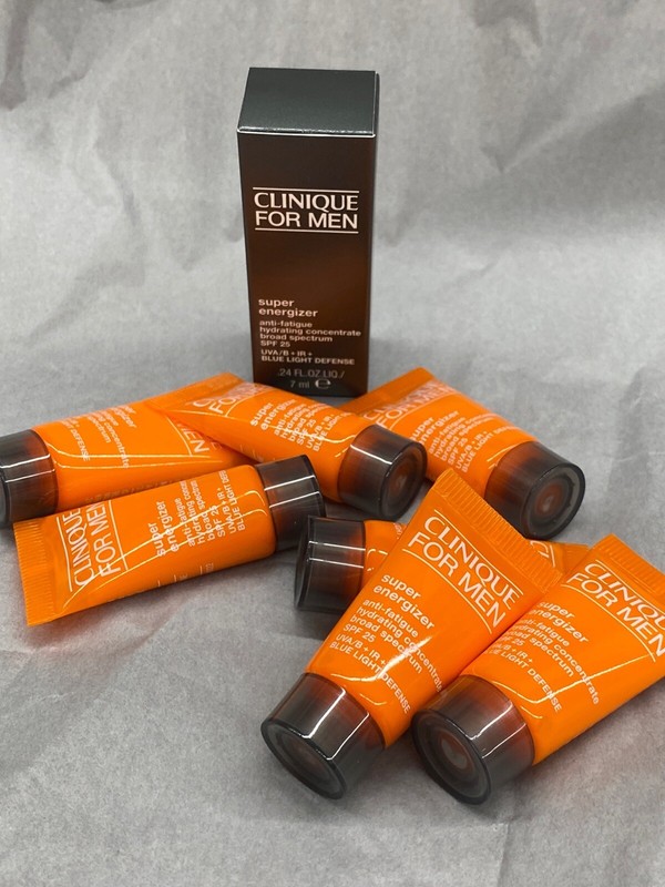 10 Clinique Men Super Energizer Anti-Fatigue Hydrating Concentrate in BOX NEW