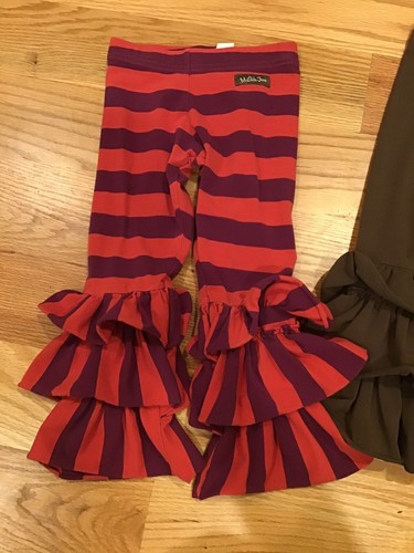 Matilda Jane Paint by Numbers Arrow Wood Brown & Between Lines Bennys Pants Lot