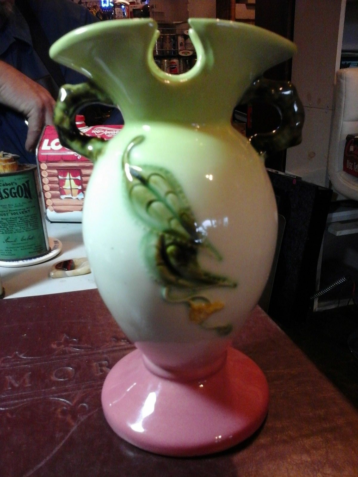 Vintage hull potery W4-C1/2 vase 7