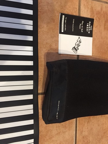 Sharper Image 49 Key Play 'n' Roll Electronic Piano W / AC Power Supply