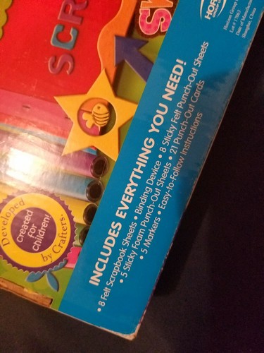 Made by Me Junior My First Scrapbook Kit Beginner Ages 5+ Kids Arts Crafts NEW!