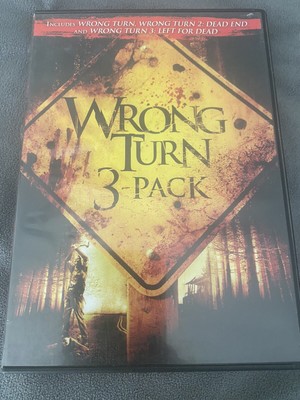 Wrong Turn - Wrong Turn 2 - Wrong Turn 3 (2003, 2006, 2009, 3 DVD Set)