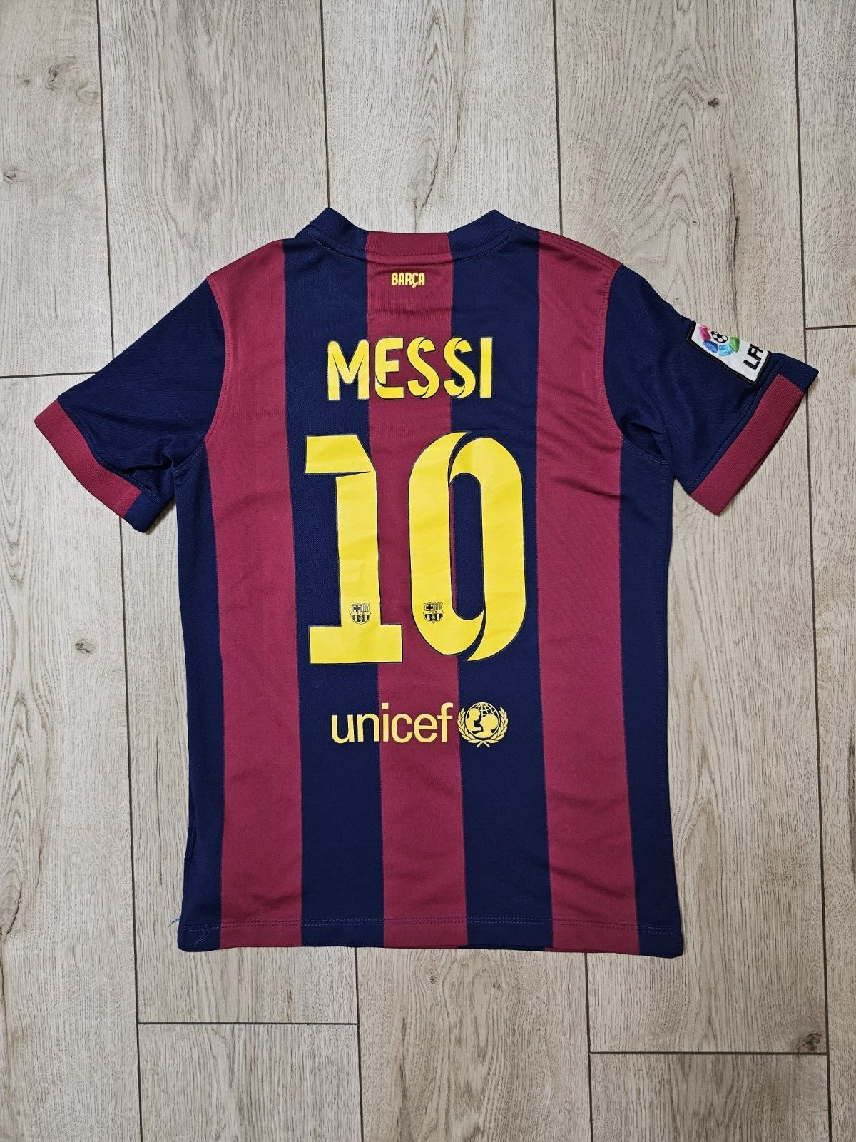 BARCELONA 2014 2015 MESSI FOOTBALL SHIRT SOCCER JERSEY BOYS